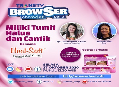Miliki Tumit Halus dan Cantik bersama Heel-Soft